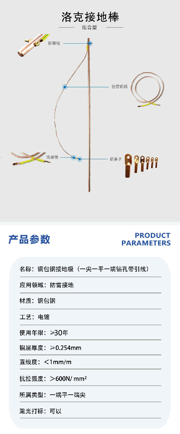 铜包钢接地极